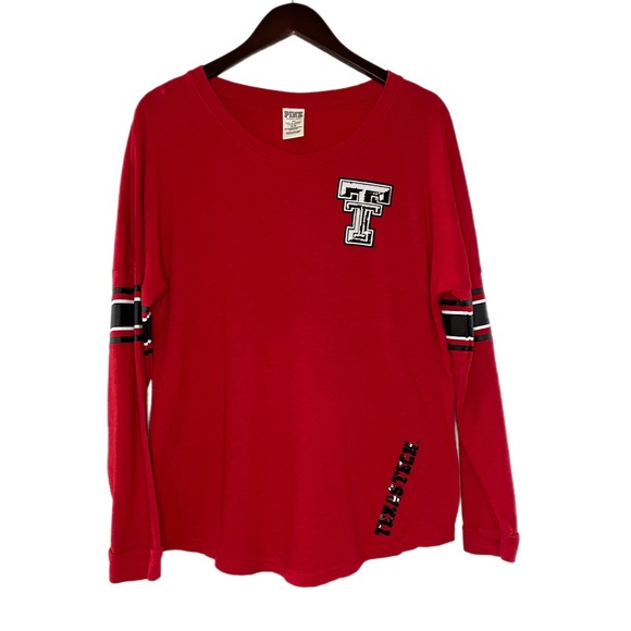 Tops - VS Pink Texas Tech Sweatshirt